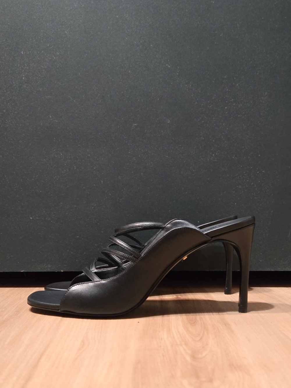 kendall miles | racy sandals | open toe | heeled | black | size: IT 43 (US: 13)